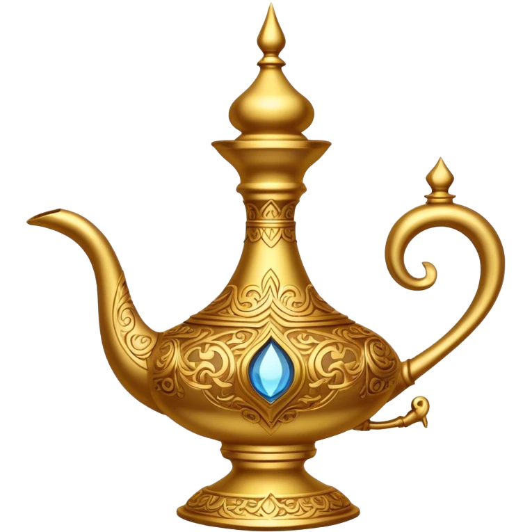 Genie lamp aladdin emoji