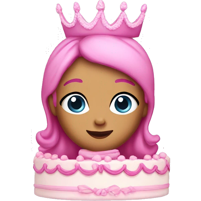 Princess cake emoji