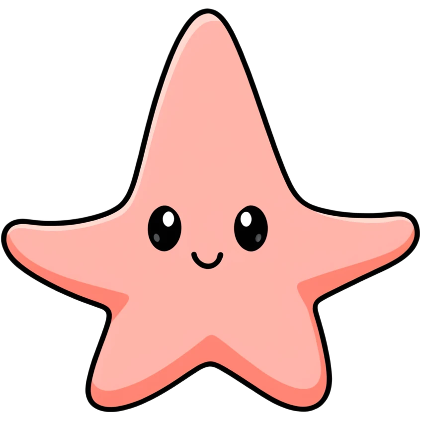 Patrick Star from SpongeBob emoji