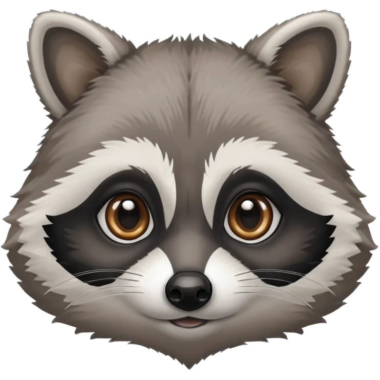 маленький милый енот emoji