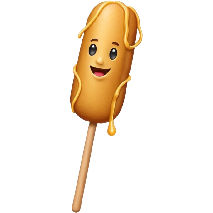 corn dog on stick emoji