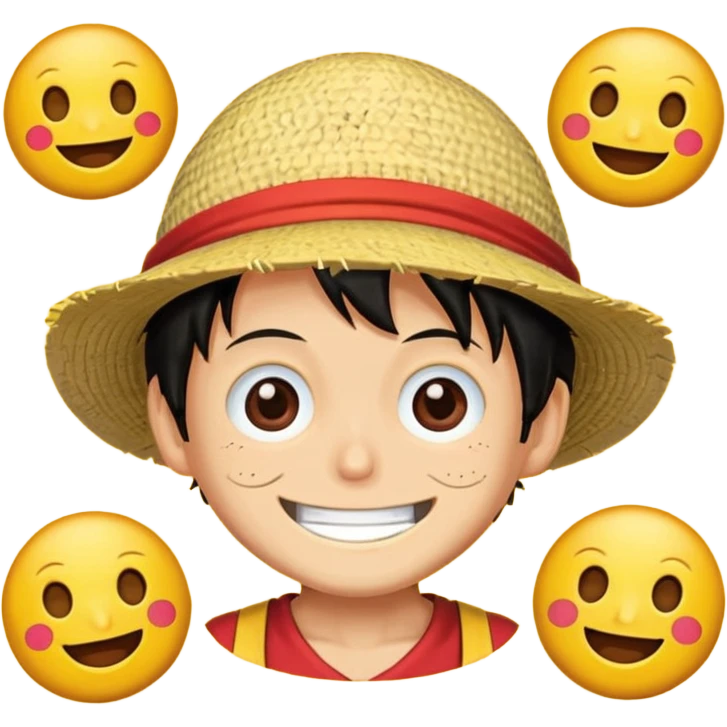 Create luffy emojis emoji