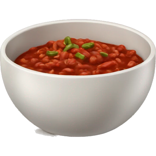 bowl of chili emoji