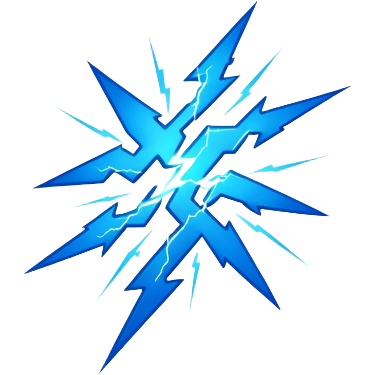 cyberpunk lightning emoji