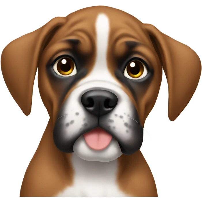 Boxer puppy emoji