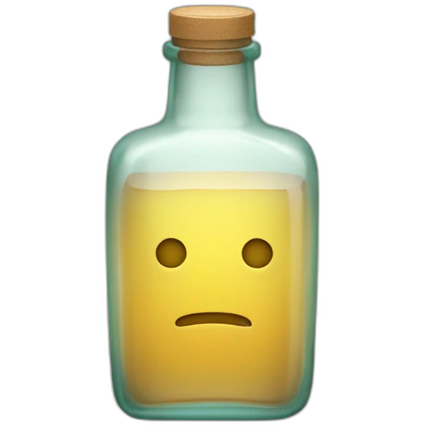 square bottle glass emoji