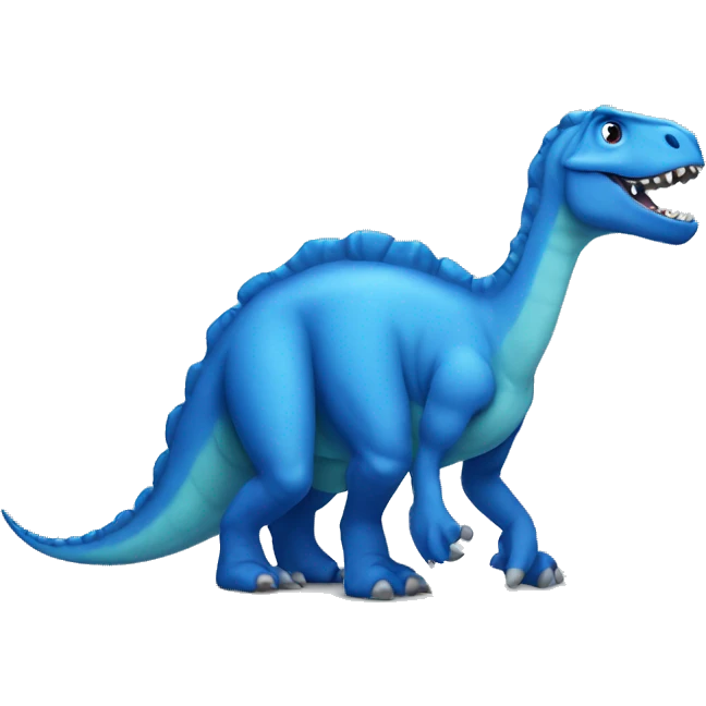 Blue dinosaur  emoji