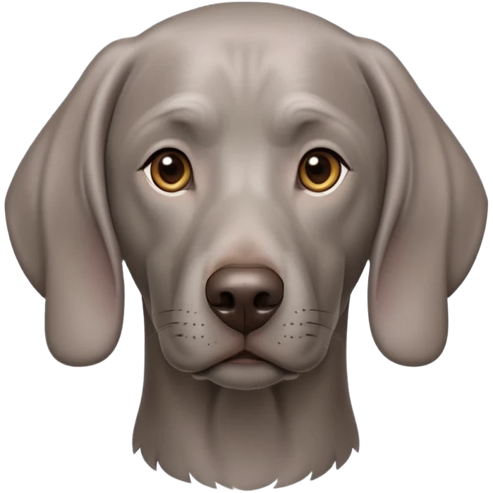 cinematic-noble-weimaraner-portrait-emoji,-poised-and-regal,-with-a-strong,-athletic-build-and-a-lustrous,-well-groomed-grey fur,-deep-set-soulful-brown-eyes,-simplified-yet-sharp-and-sophisticated-features,-highly-detailed, emoji