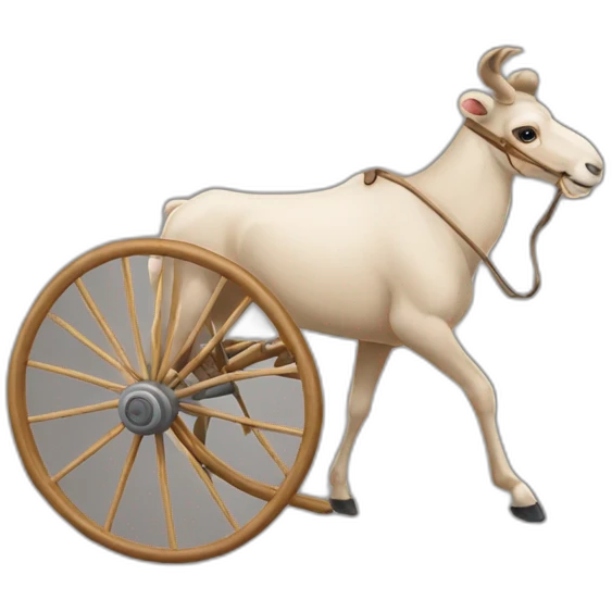 Un chameau en fauteuil roulant emoji