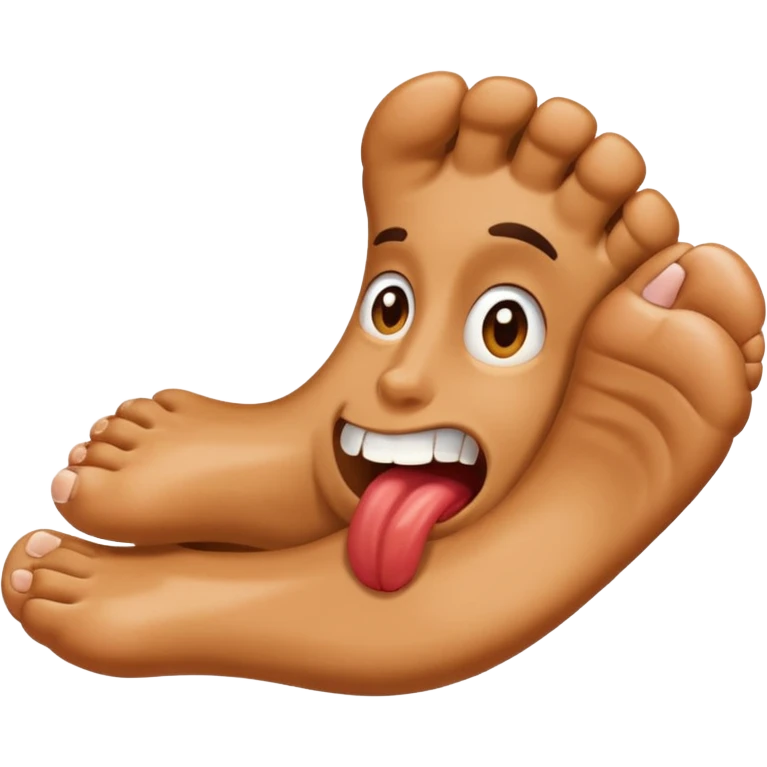 Eat toes  emoji