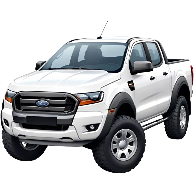 Ford Ranger - Ford (Model Year: 2024) (Iconic colour: White) emoji