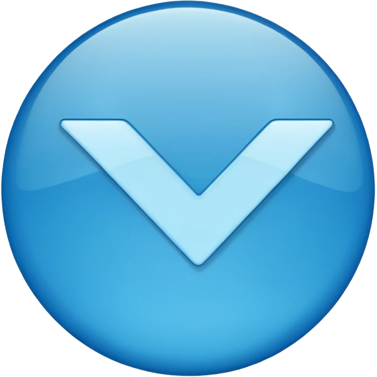 синия Галочка emoji