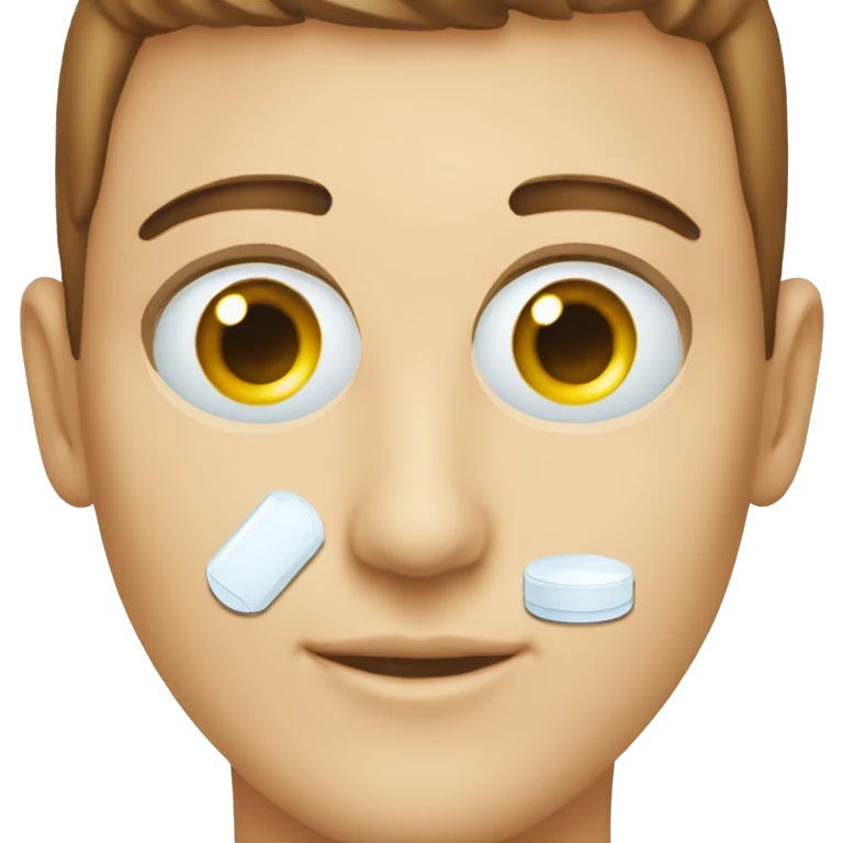 prescription contact lens case emoji