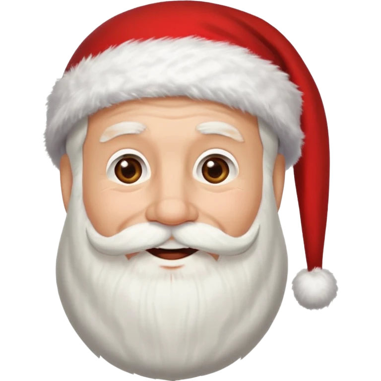 Old man with beard and christmas vibes emoji