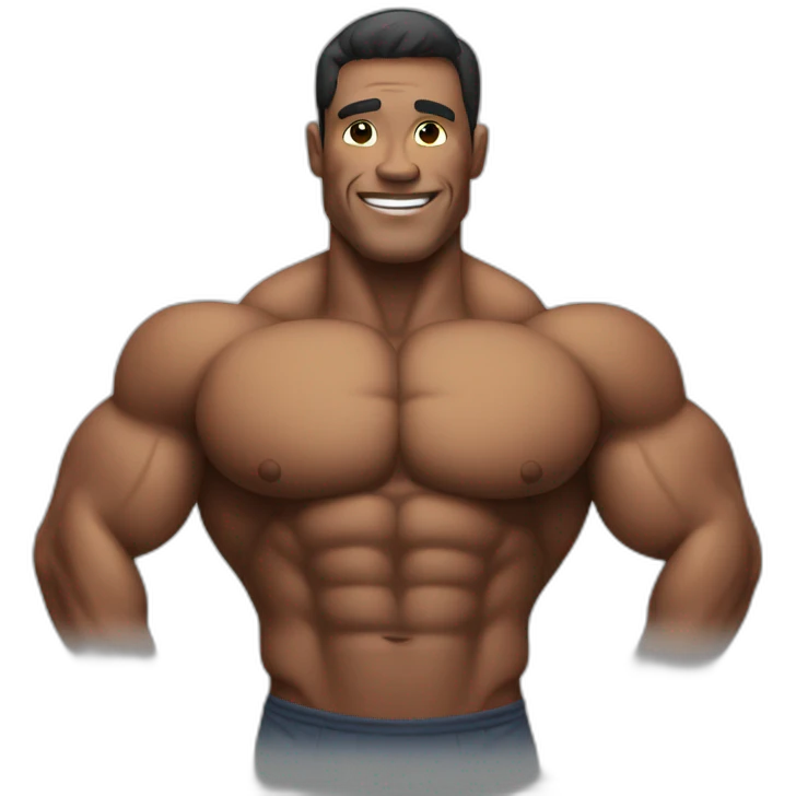 Body builder emoji