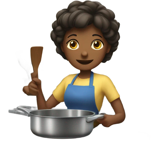 mom cooking emoji