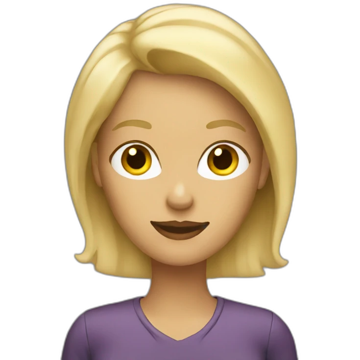 Blonde woman director emoji