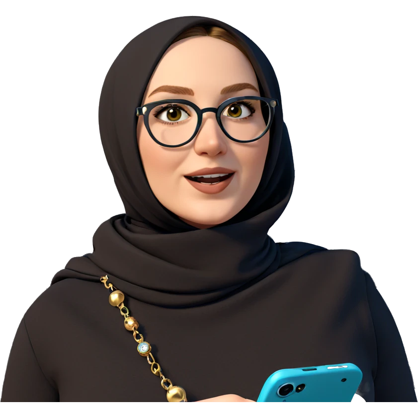girl with jewelry outdoors emoji