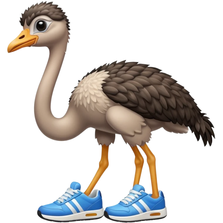  ostrich-in-sneakers emoji