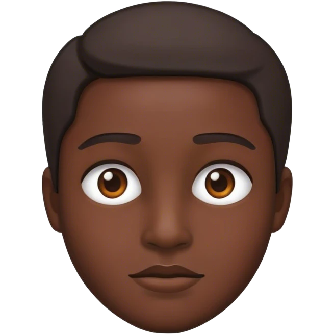 I am black emoji
