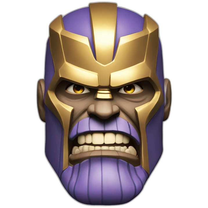 dj thanos, agressive. emoji