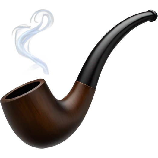 Smoking pipe, with fire in p emoji