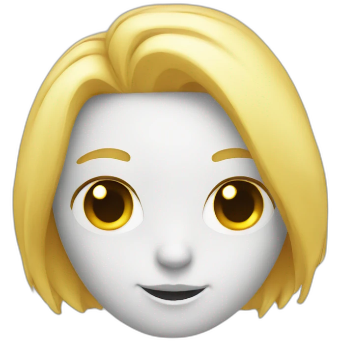 Chat blanc emoji