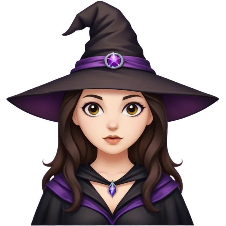 Witchy brunette  emoji