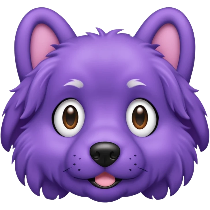 purple dog emoji