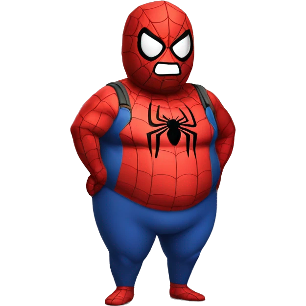 Fat spiderman emoji