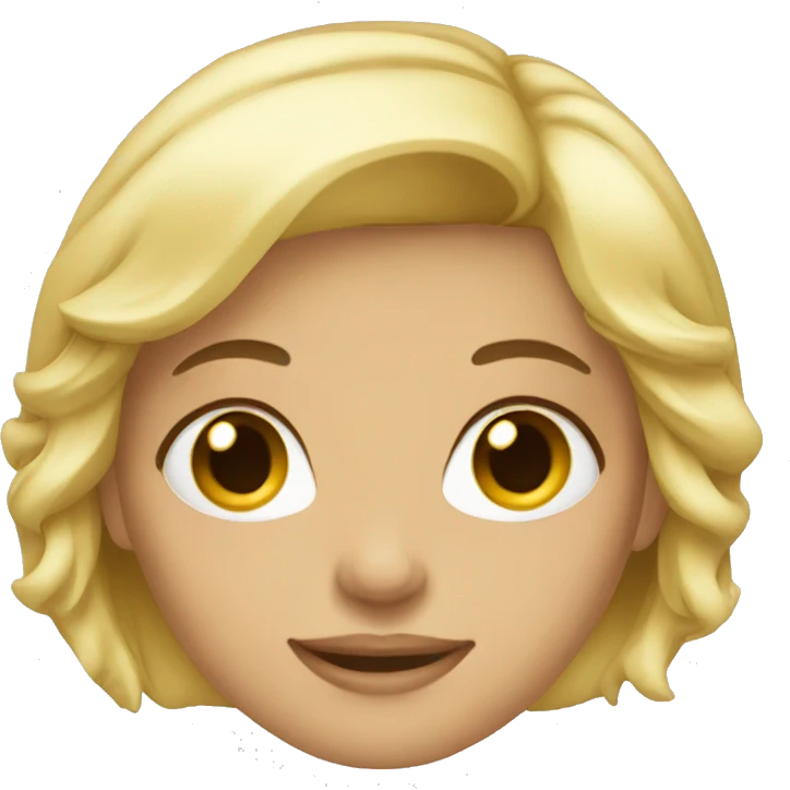girl blonde emoji