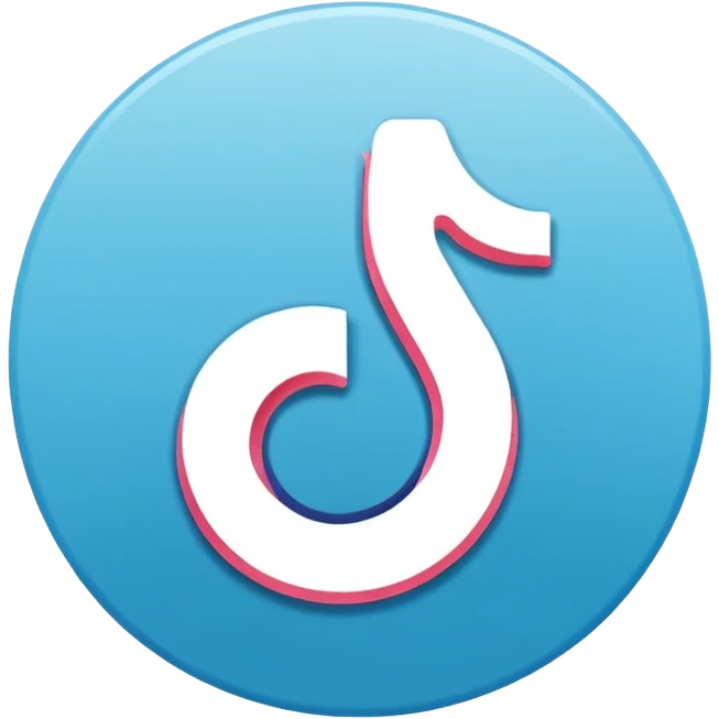 Logo tiktok comme sur app store emoji