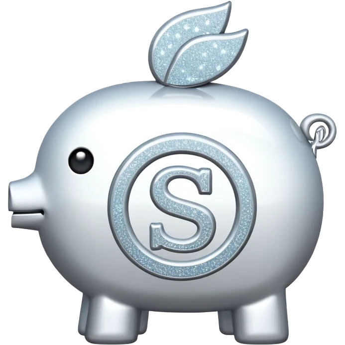 glitter white symbol bank emoji