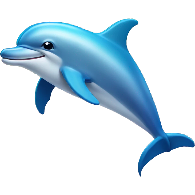 Rainbow background with dolphin  emoji