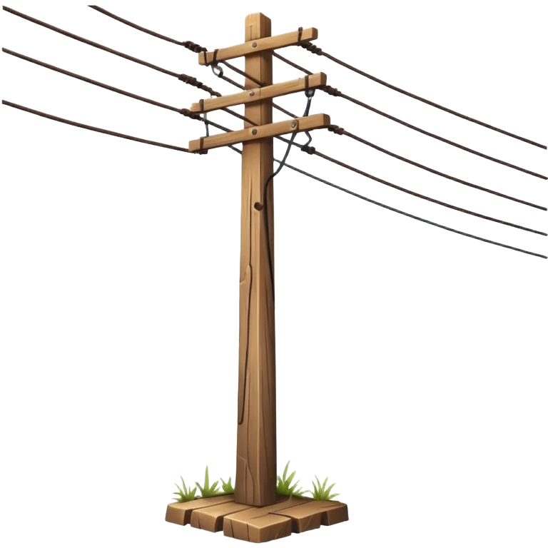 Power pole emoji