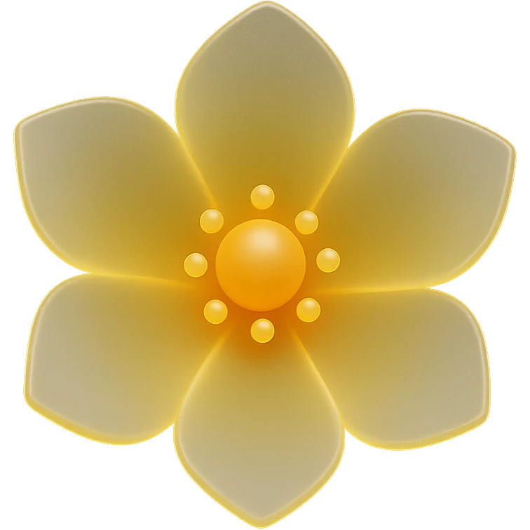 yellow flower emoji