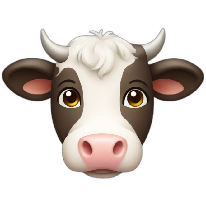 Cute cow emoji