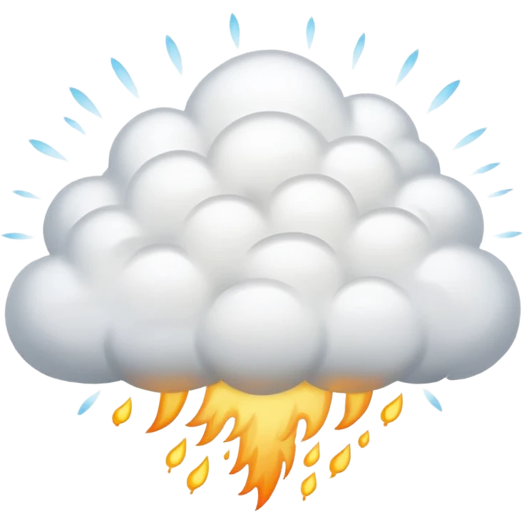 White explosion  emoji