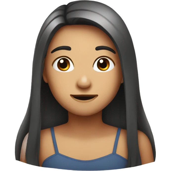 Blushing emoji