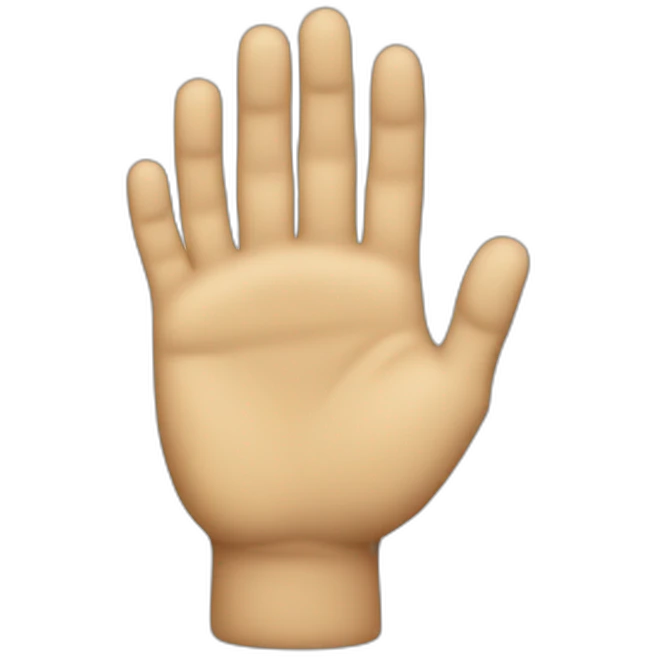 Point hand emoji