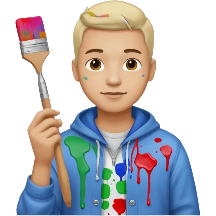 Street Painter man  emoji