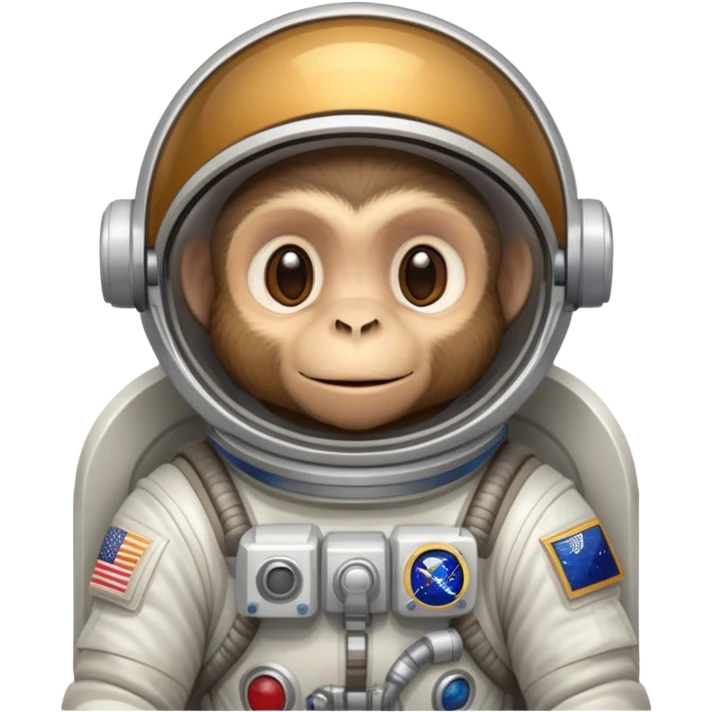 astronaut monkey  emoji
