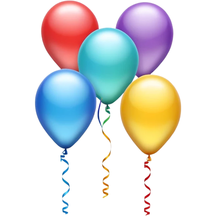 4 birthday balloon emoji