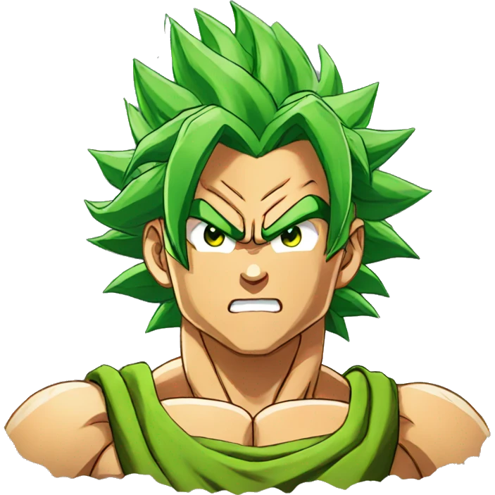 Broly dragon ball emoji