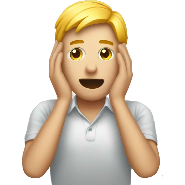 hands on head emoji emoji