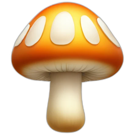 Champignon avec des yeux Mario emoji