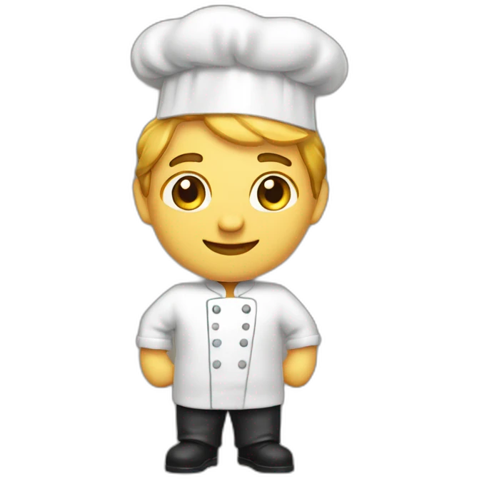 chef cuisinier chauve emoji