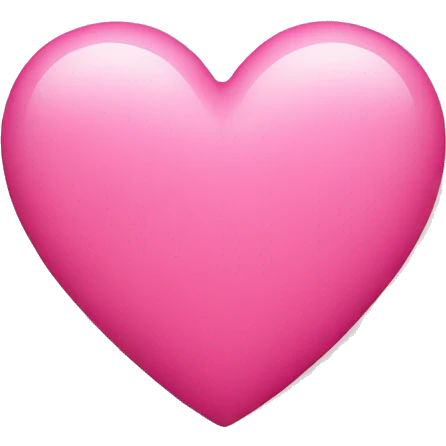 Pink heart  emoji