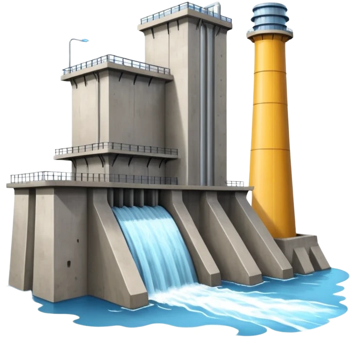hydroelectric power station emoji