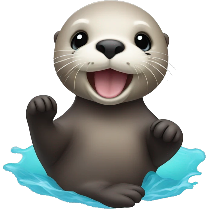 Baby sea otter  emoji